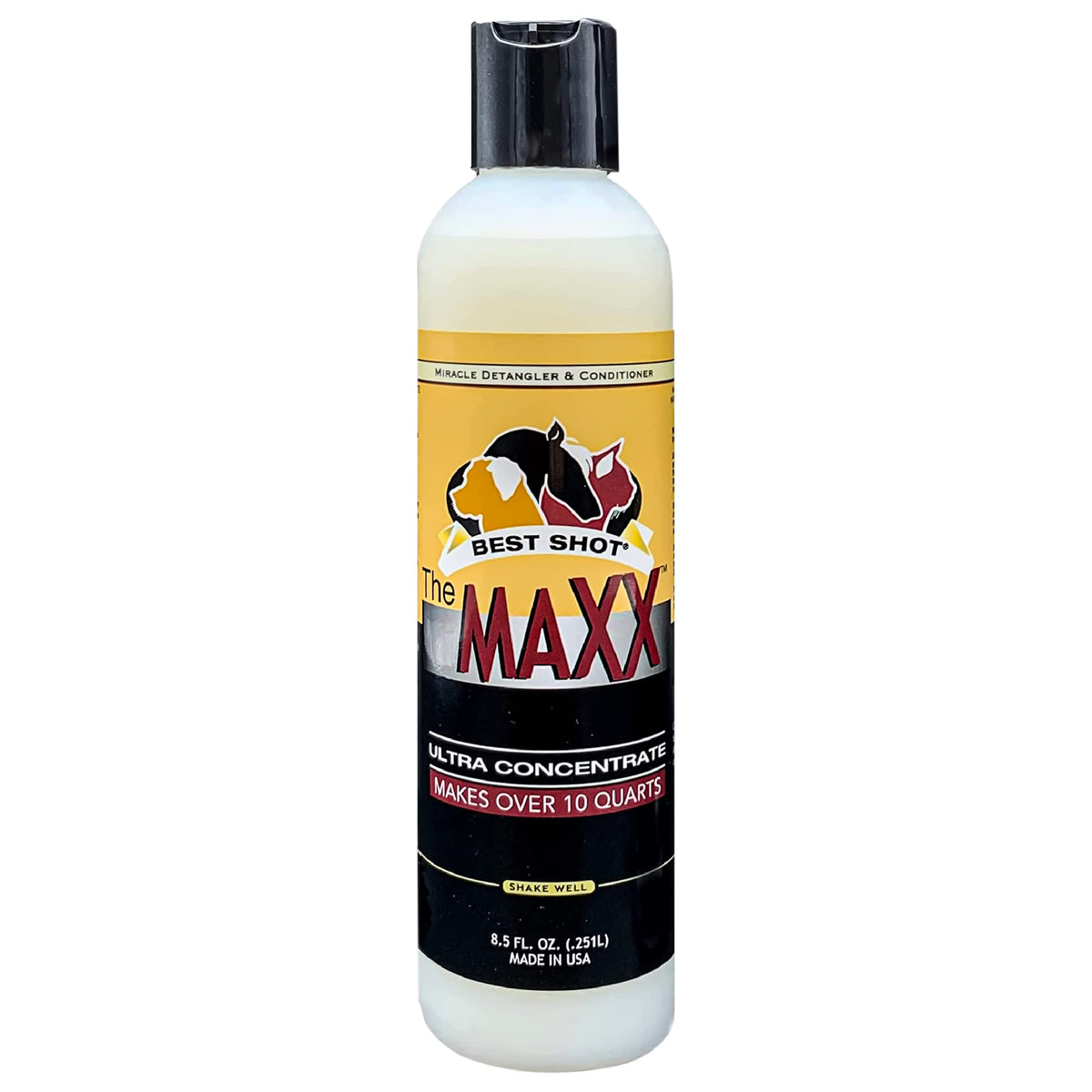 Best Shot MAXX Desenredante Milagroso para mascotas facilita peinado suave.