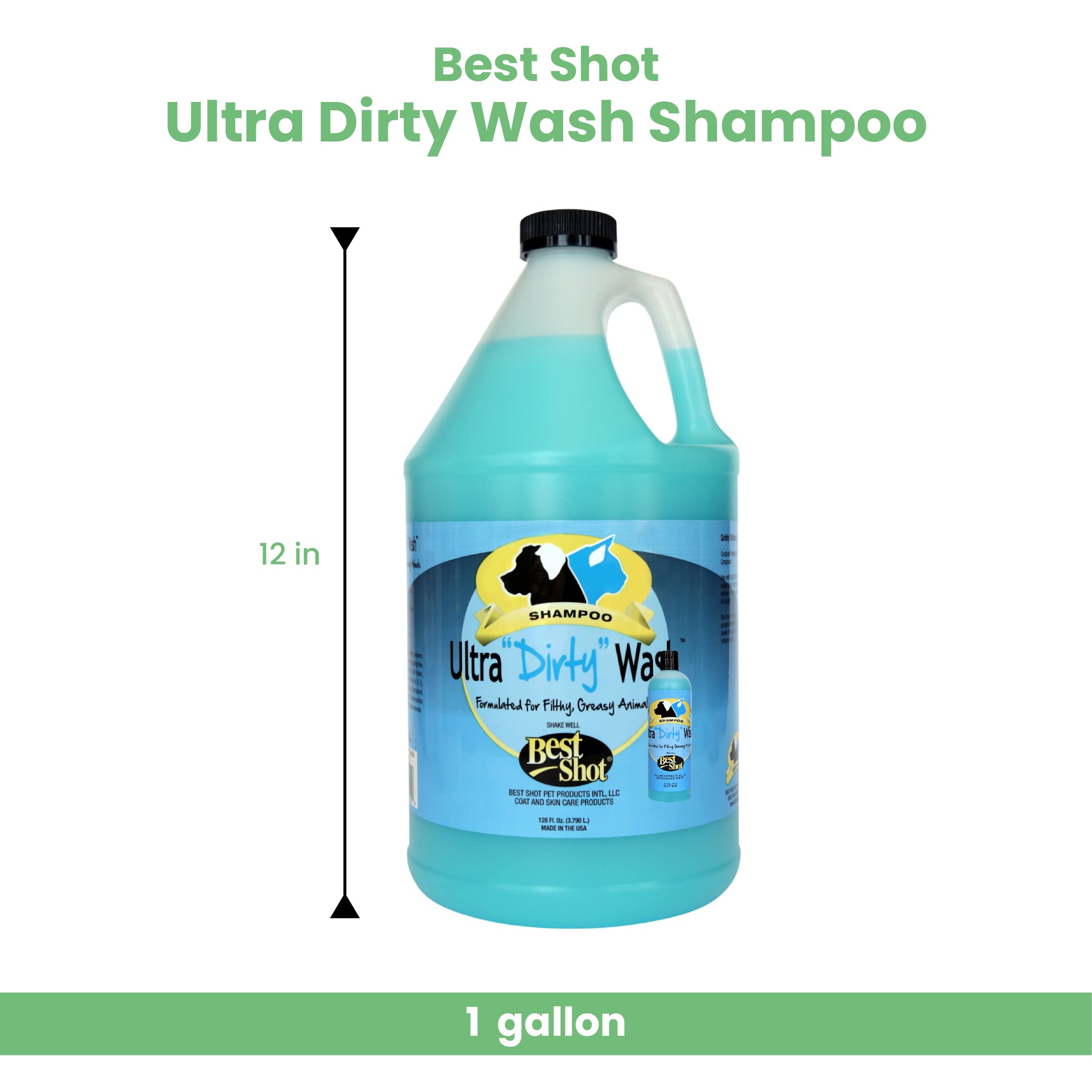 Best Shot Ultra Dirty Wash genera espuma generosa para lavado suave