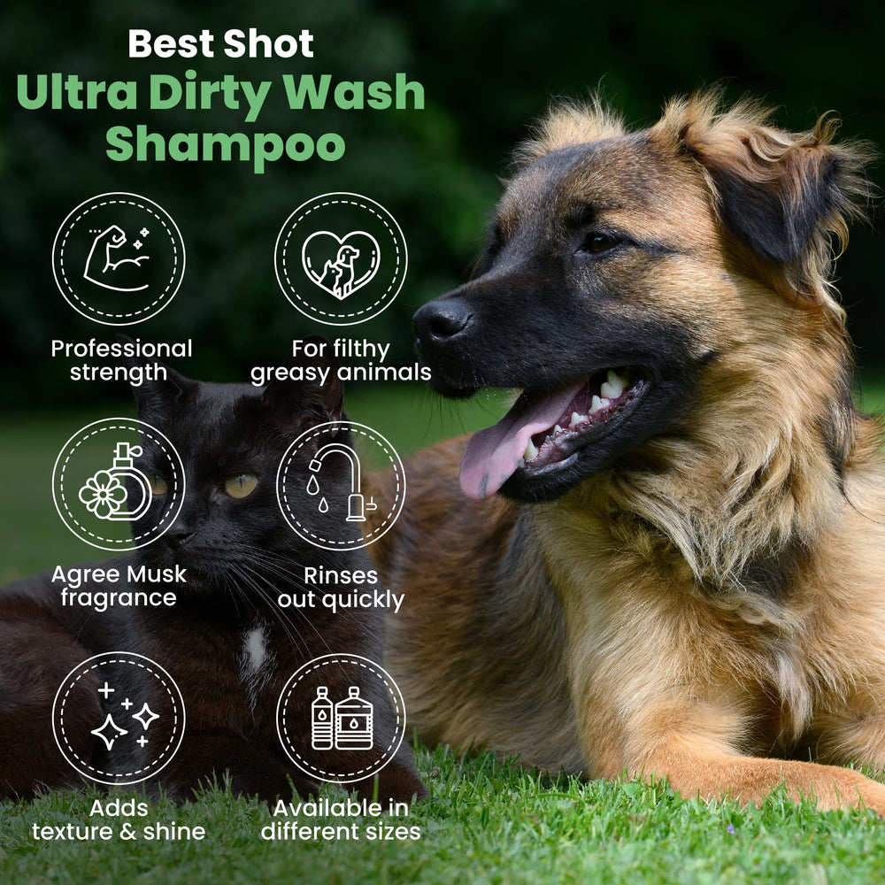Best Shot Ultra Dirty Wash fragancia Agree Musk para mascotas