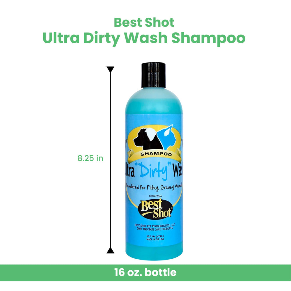 Best Shot Ultra Dirty Wash Shampoo, espuma abundante para desodorizar.