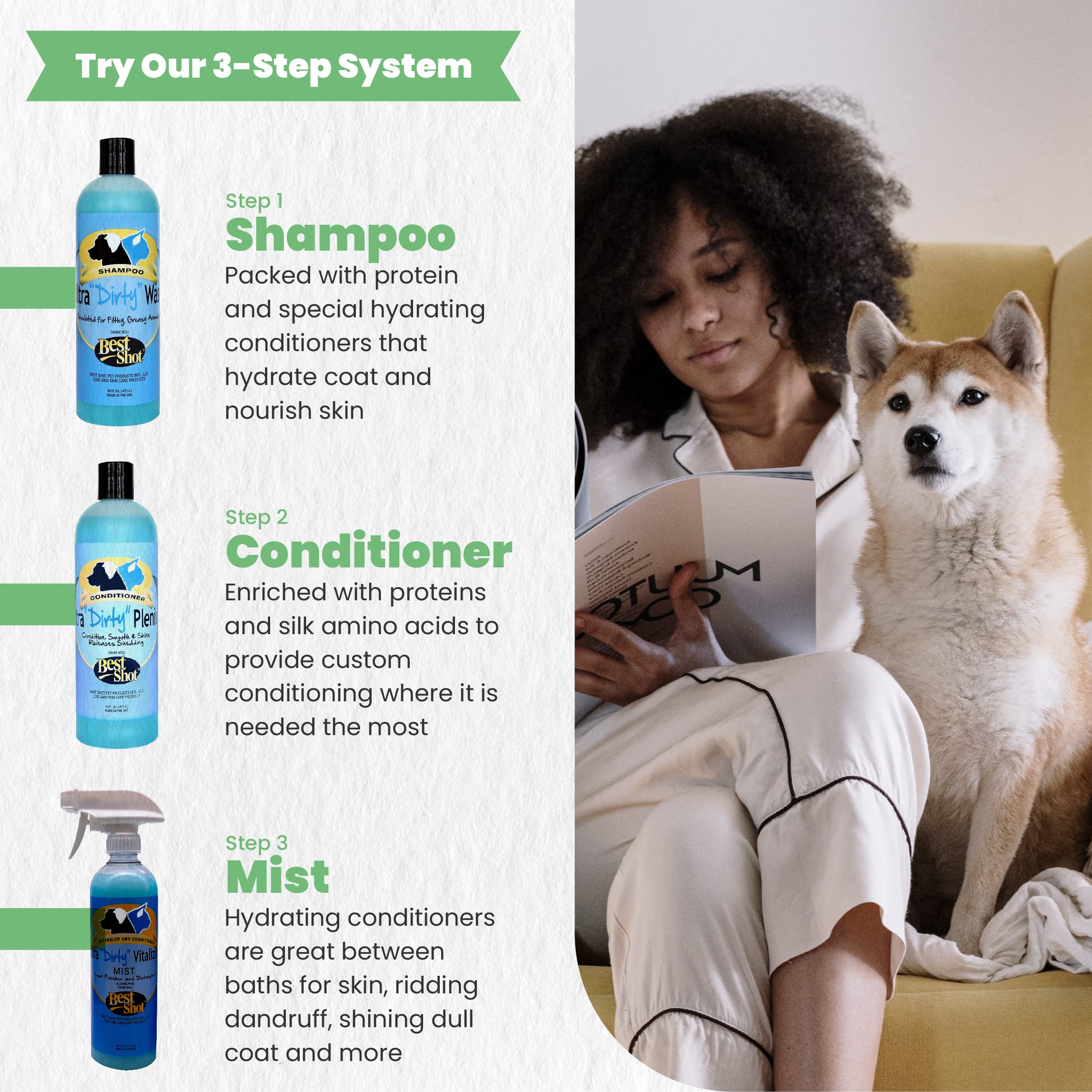 Best Shot Ultra Dirty Wash Shampoo, fragancia Agree para aroma agradable.