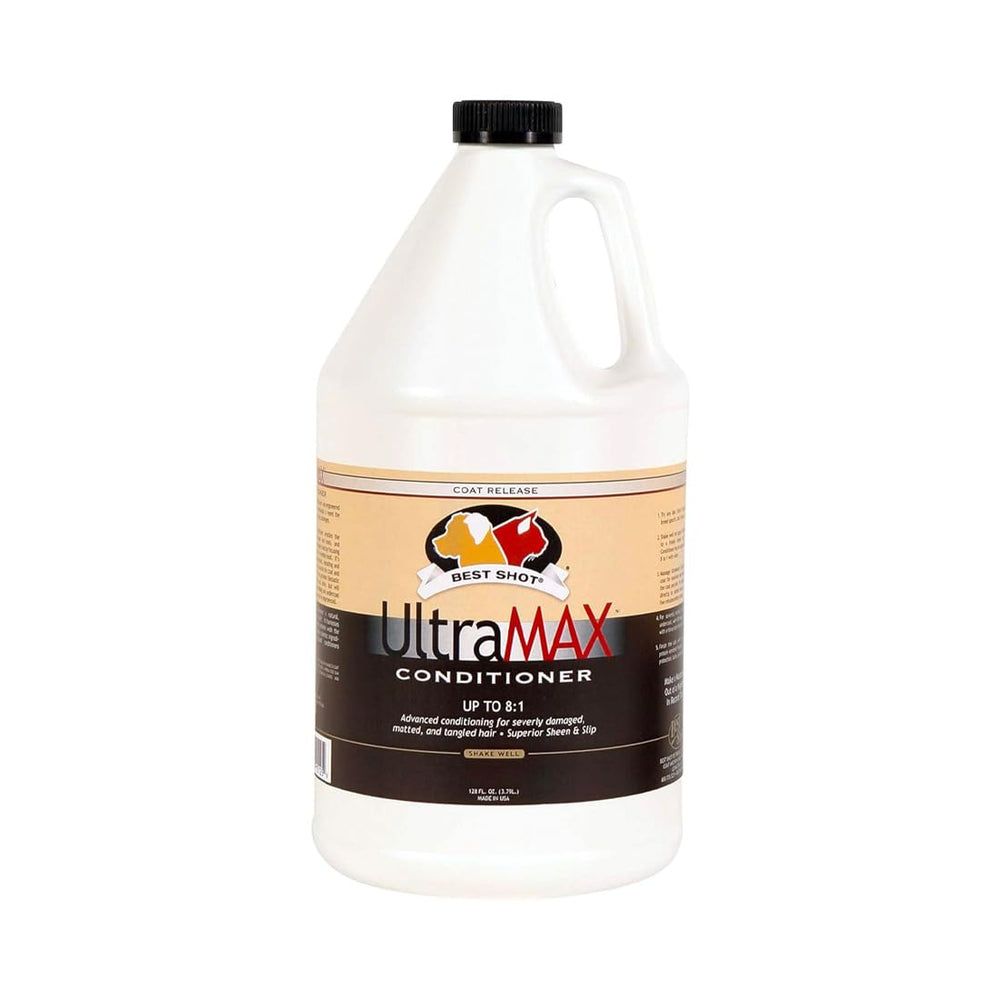 Acondicionador Best Shot Ultramax Pro, botella para aplicación rápida y controlada.
