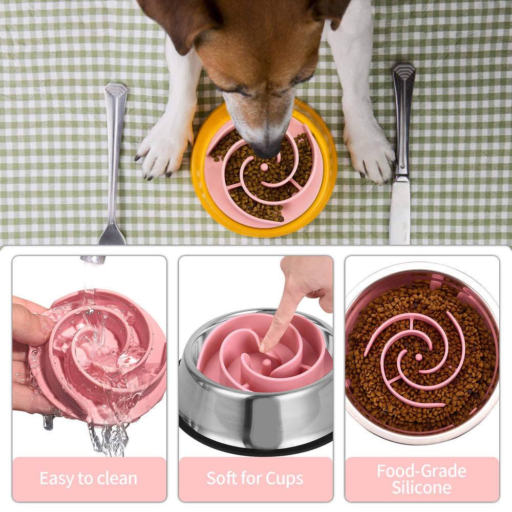 Bestalk diseño laberinto rosado ofrece reto suave durante cada comida