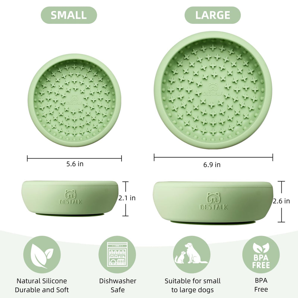 Bestalk Tazón verde apto para lavavajillas y limpieza rápida.