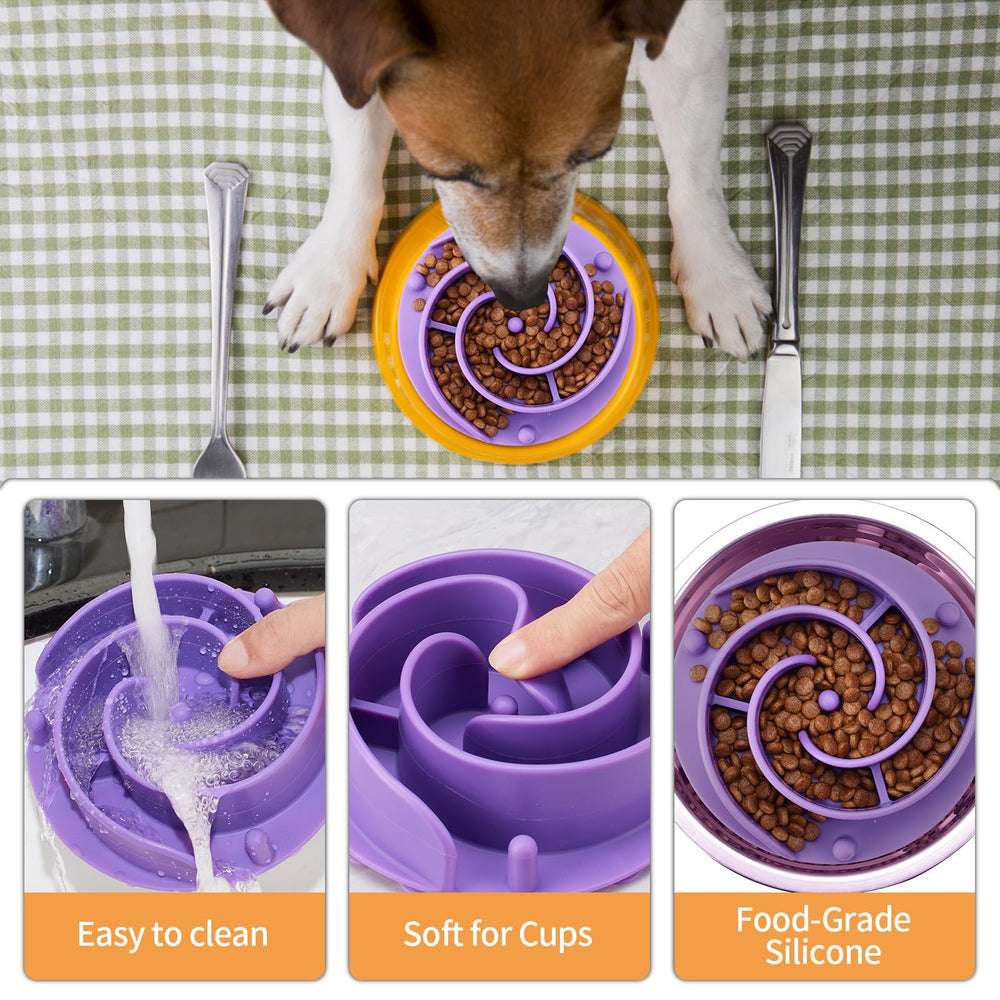 Bestalk inserto con diseño de laberinto para comer pausado y más atento.