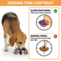 Bestalk inserto de silicona suave para perros, cómodo durante la hora de comer.