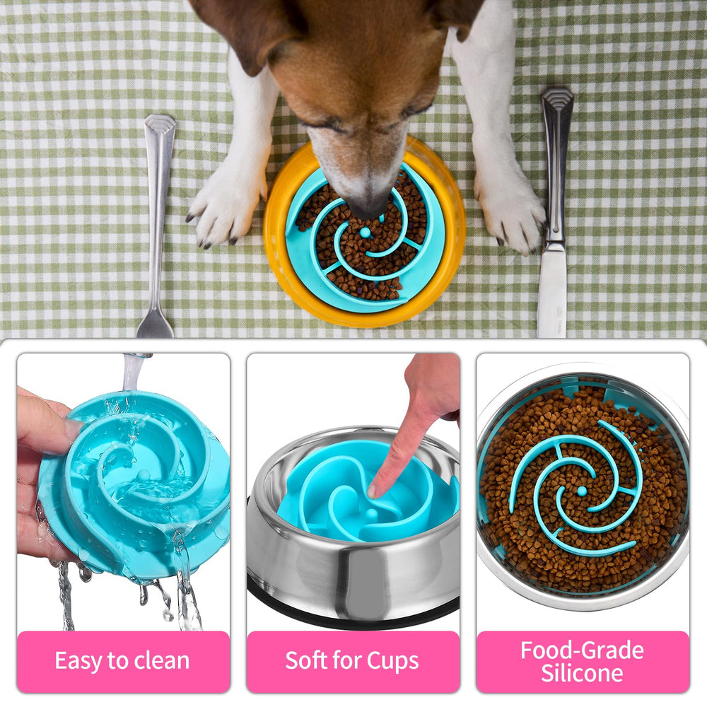 Bestalk inserto silicona suave protege el hocico del perro al comer.