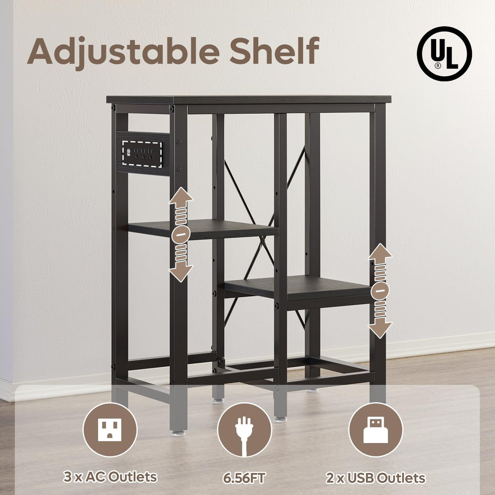 Bestier banco acuario 10 galones con estantes ajustables para almacenamiento flexible.