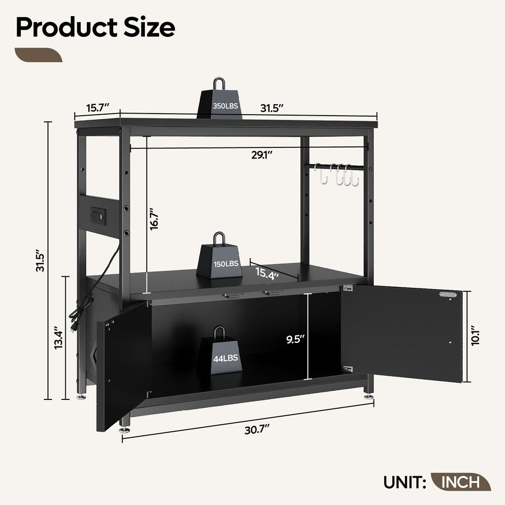 Bestier dimensiones 31,5x15,7 pulgadas para tanques de 20-29 gal.