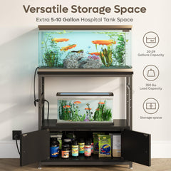 Bestier enchufes 4 puertos para alimentar equipos de acuario.