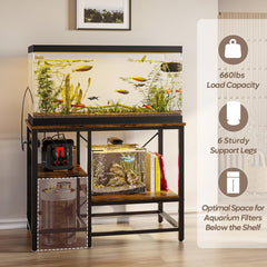 Bestier estanterías ajustables de tres niveles para accesorios y suministros