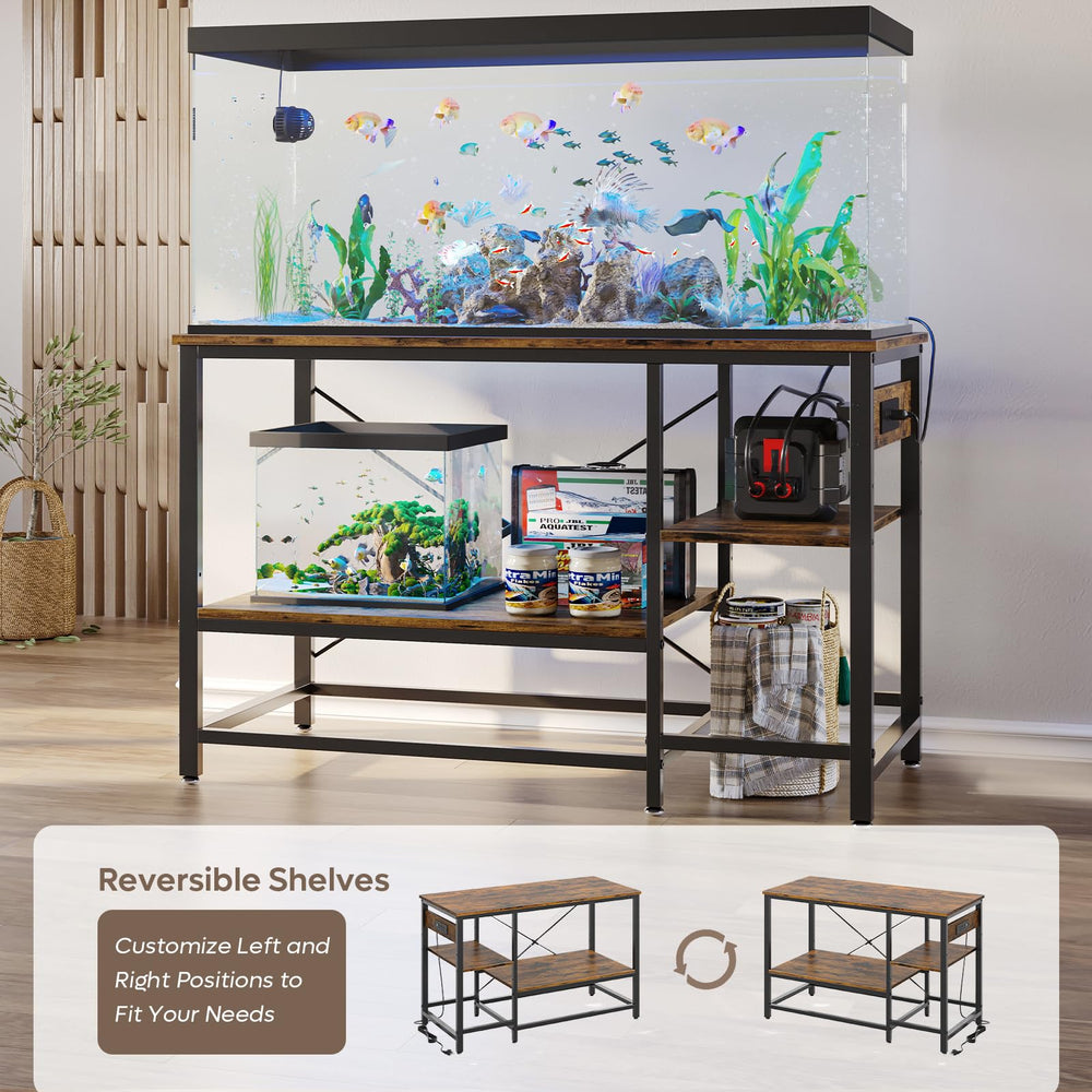 Bestier soporte para reptiles de 6 patas con estantes ajustables para configuraciones