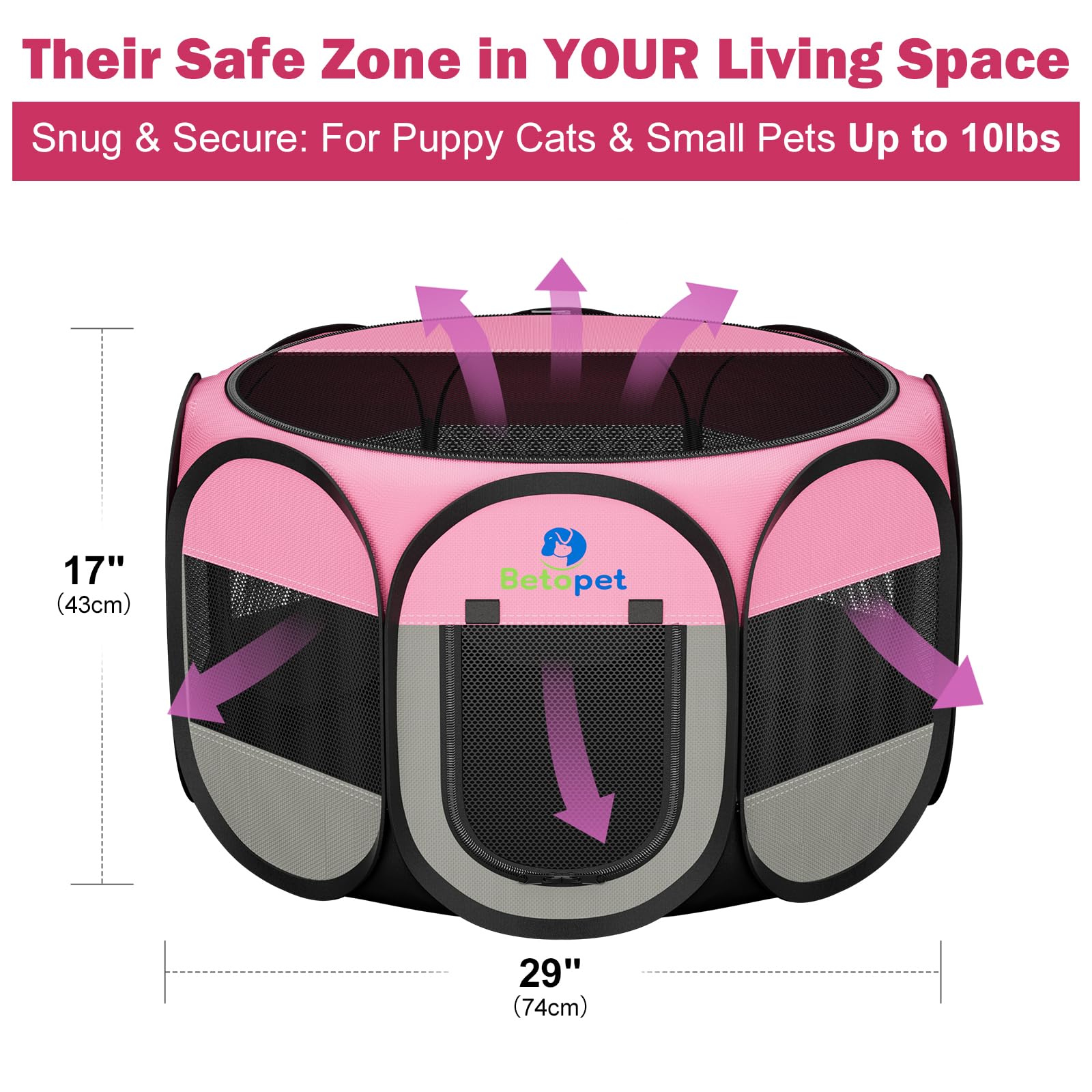 Betopet techo-removible-malla-plegable: techo adaptable para interior o exterior