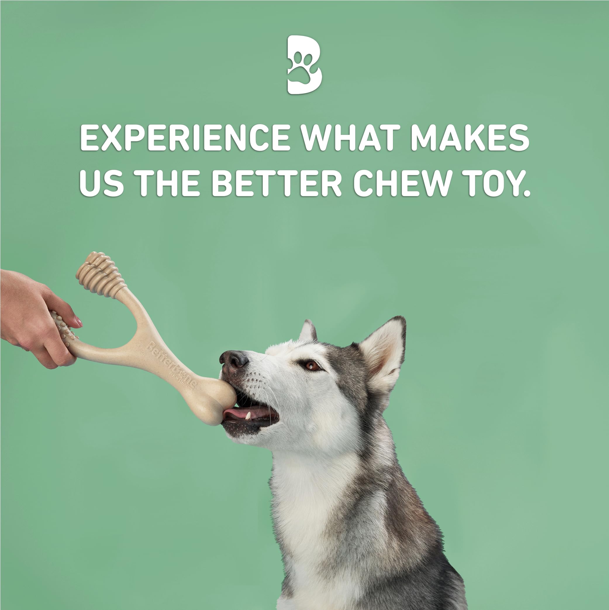 BetterBone diseño ergonómico en forma de tridente facilita agarrarlo durante el juego.
