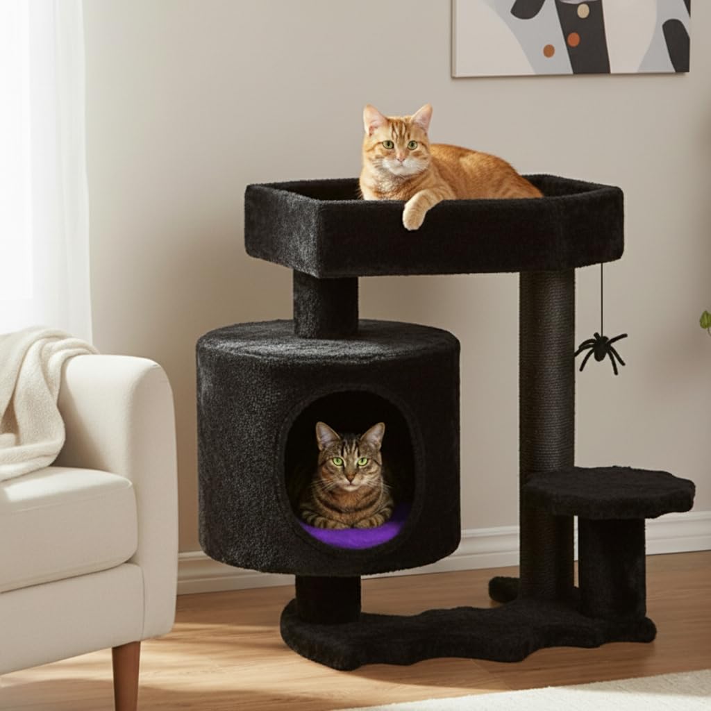 BEWISHOME diseño gótico para gato, añade estilo al hogar