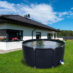 BEXRUO estanque externo de PVC plegable para peces