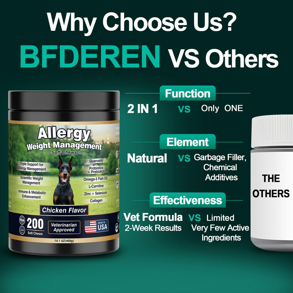 BFDEREN: bienestar digestivo para perros, apoya abdomen y energía.