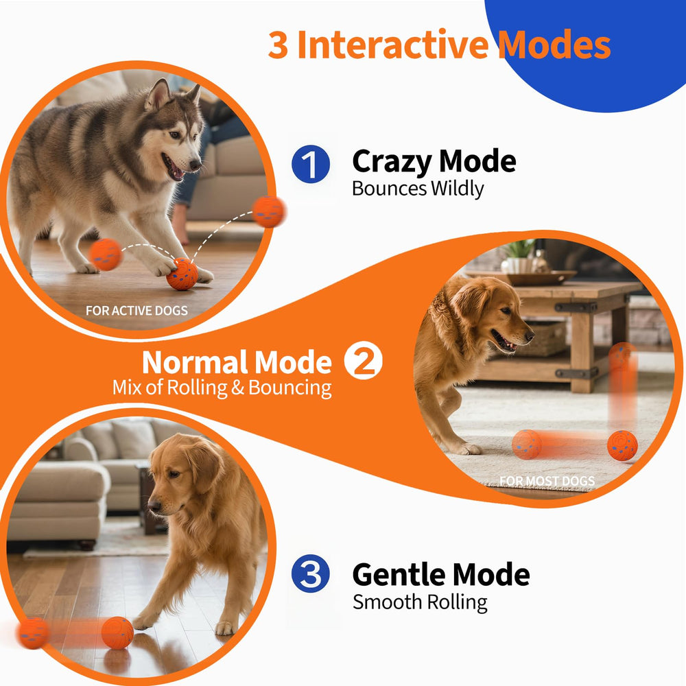 BFFWOW bola interactiva en modo loco para actividad intensa.