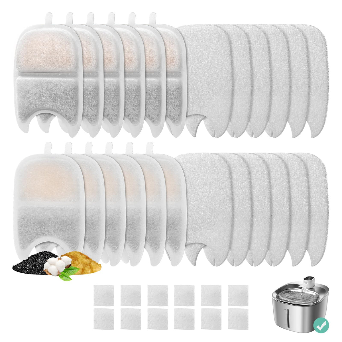 Filtro BFLICROY para fuente de gatos 4 L con filtración eficiente.