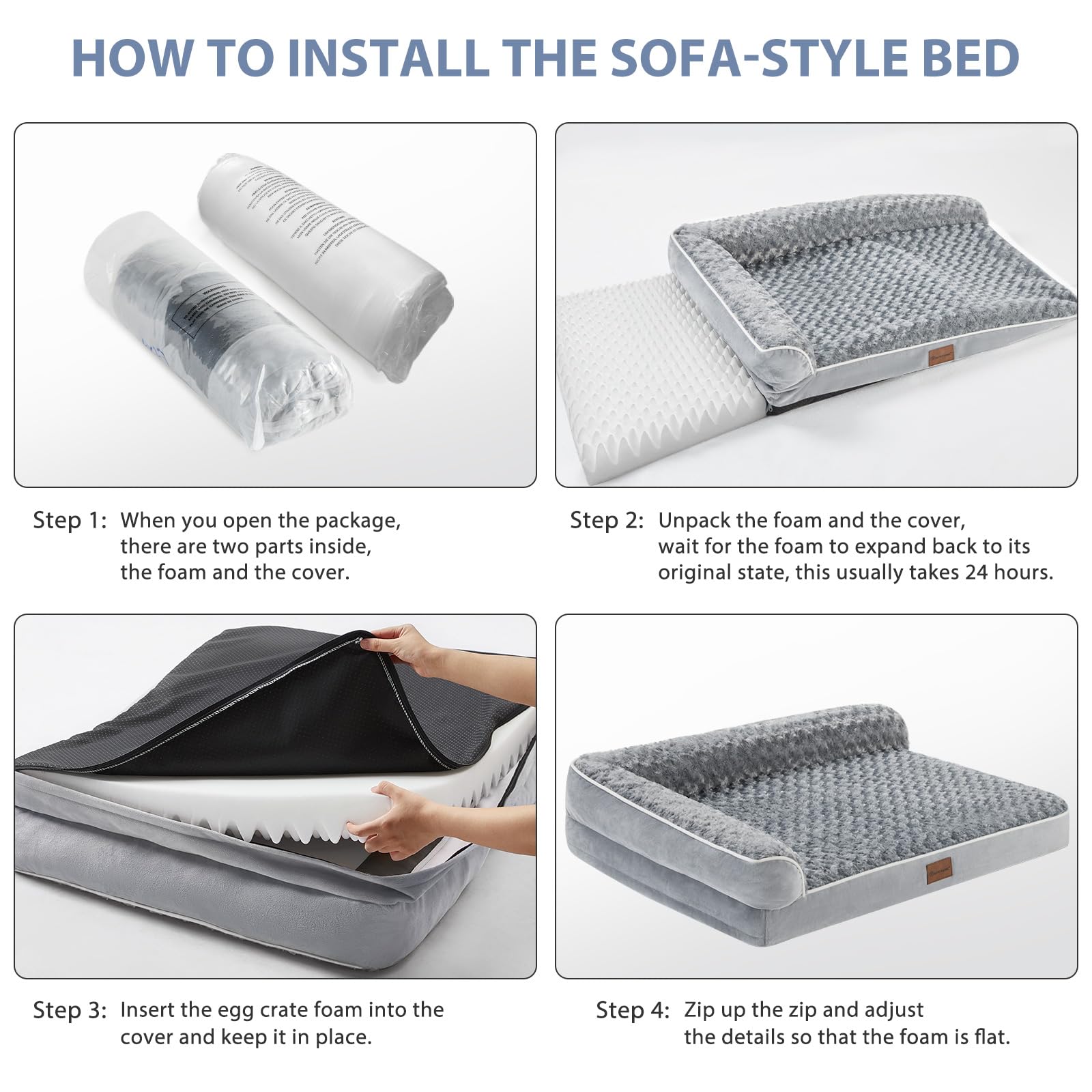 Base antideslizante de la cama BFPETHOME para suelo seguro