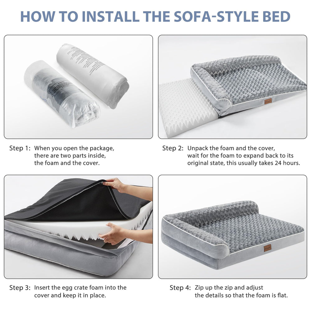 Base antideslizante de la cama BFPETHOME para suelo seguro