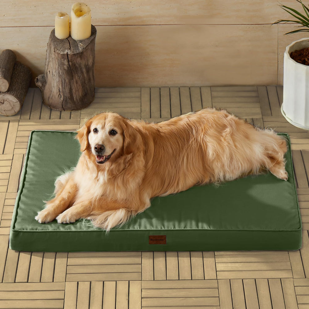 BFPETHOME cama exterior para perros grande, ideal para descansar al aire libre.