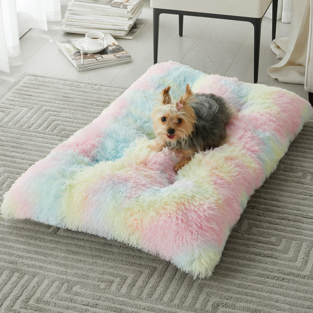 BFPETHOME cama para perros grandes con acolchado suave para descansar.
