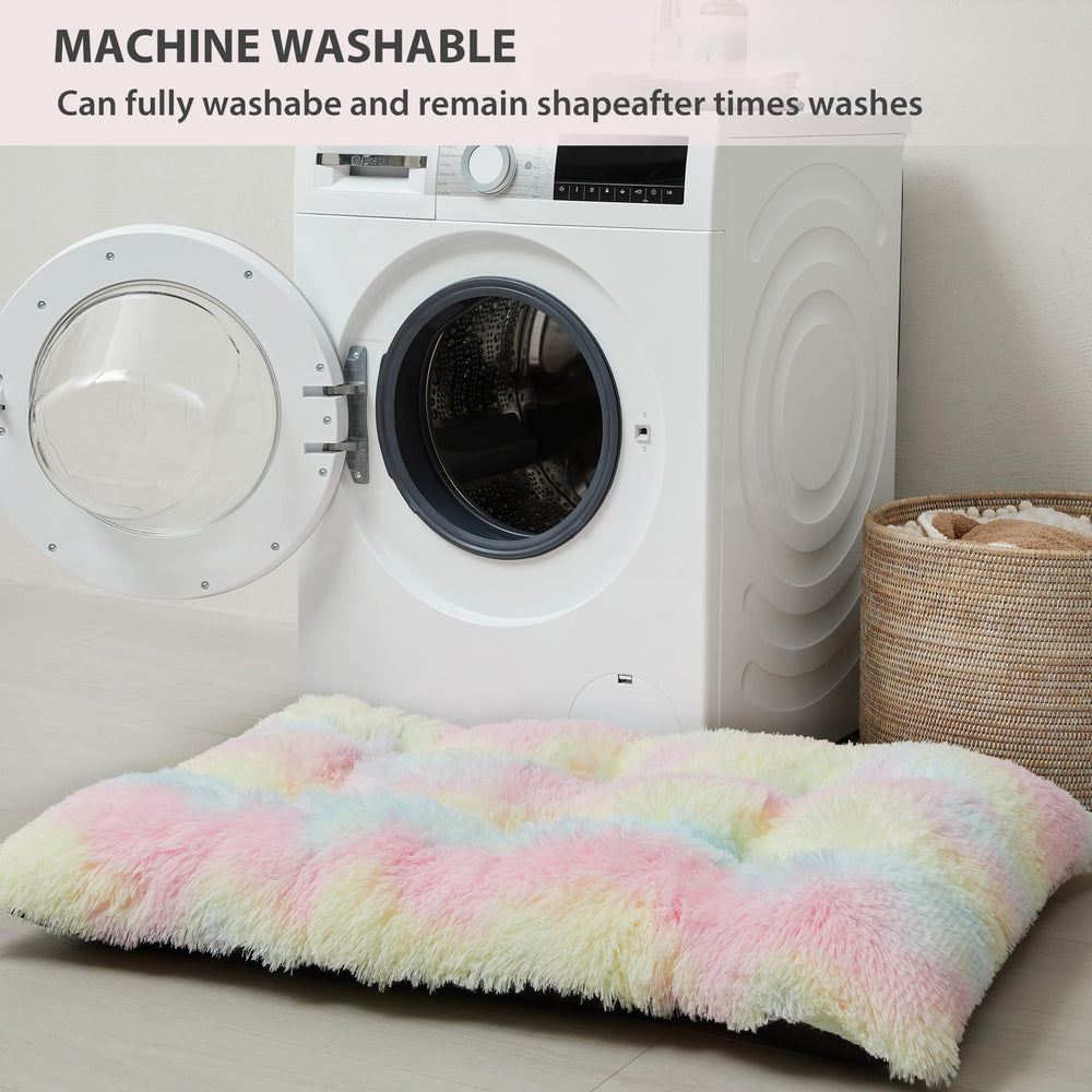 Dimensiones de la cama BFPETHOME para perros grandes con grosor de 5.0 pulgadas.