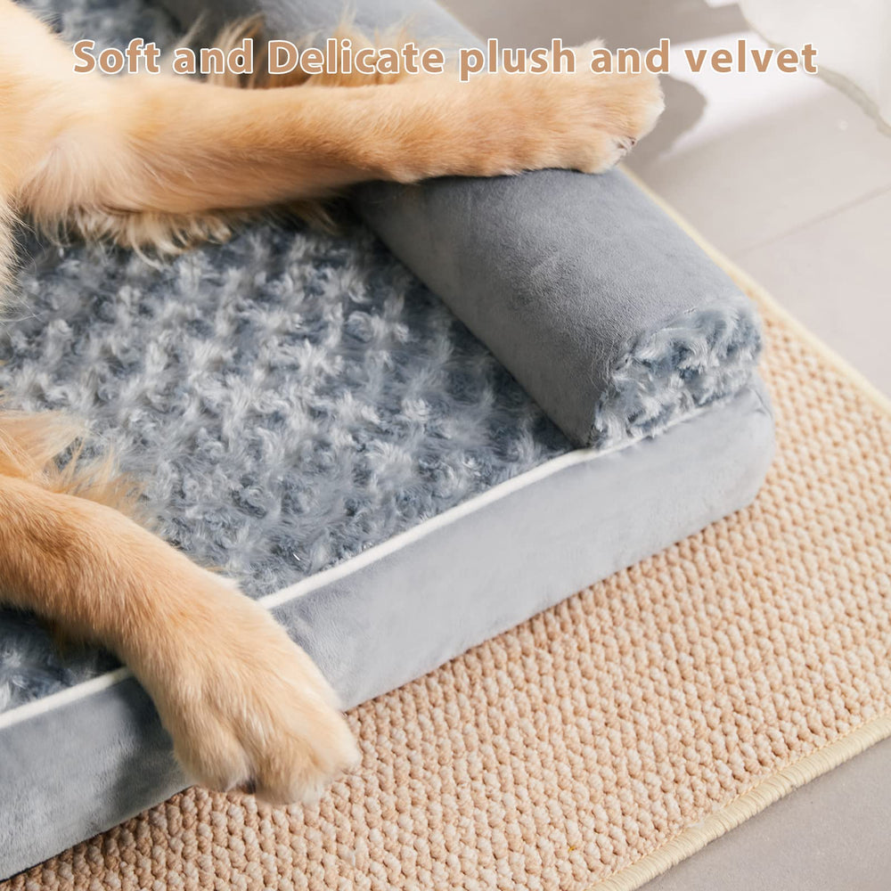 Cama BFPETHOME con funda impermeable protege la espuma.