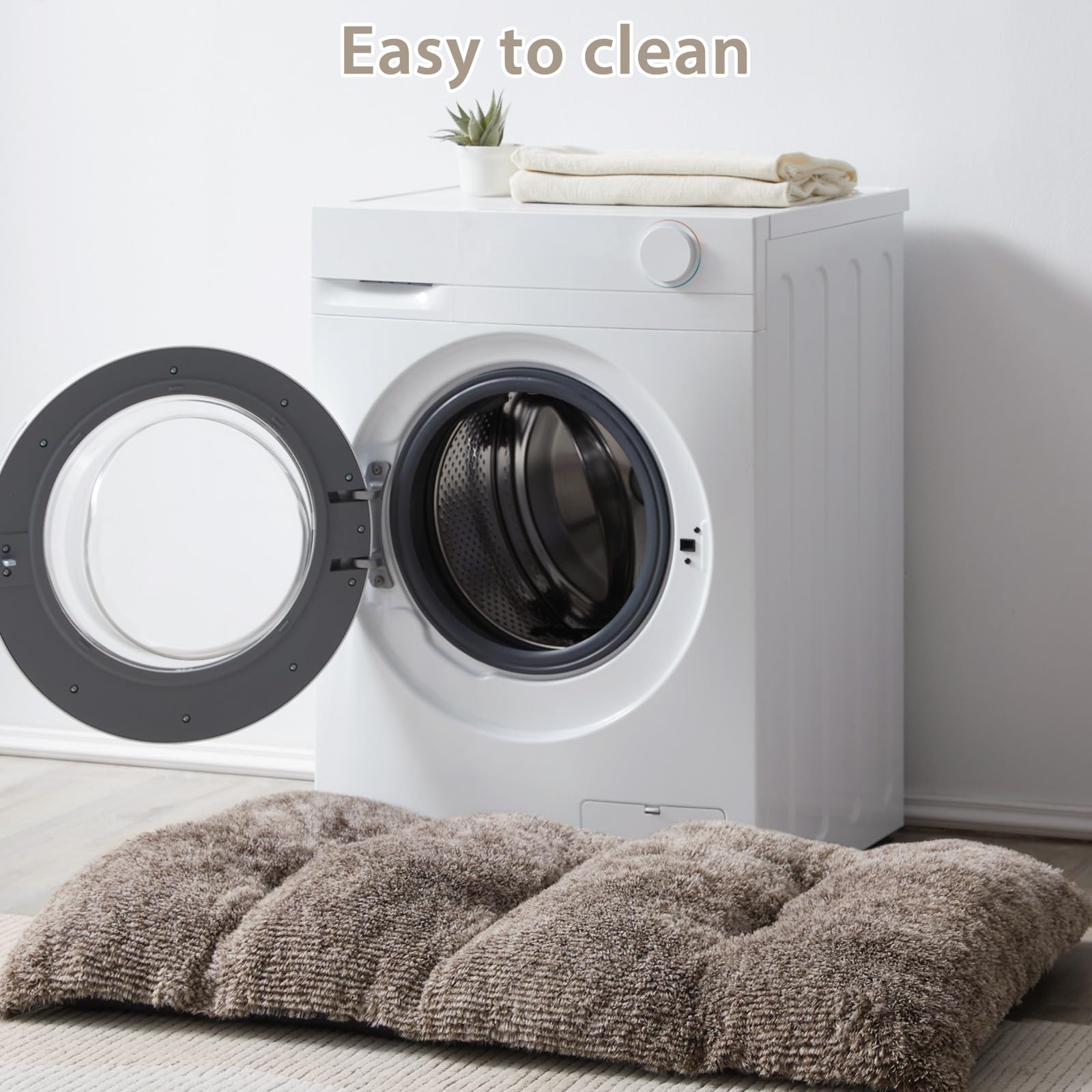 Cama BFPETHOME grande lavable en lavadora para limpieza fácil