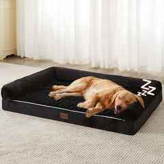 Cama ortopédica BFPETHOME para perros grandes, soporte para articulaciones y músculos.