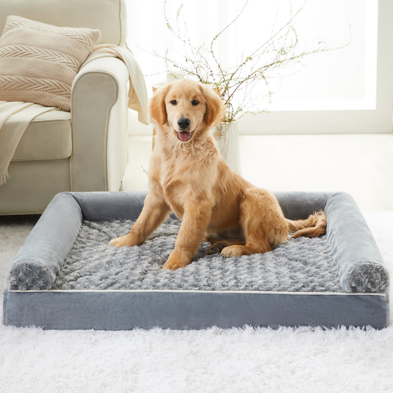Cama BFPETHOME de tamaño XL ideal para perros grandes.