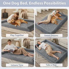 Dimensiones 137x91x18 cm de BFPETHOME para perros grandes
