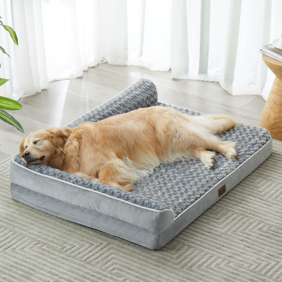 Colchon ortopedico BFPETHOME para perros grandes con soporte suave