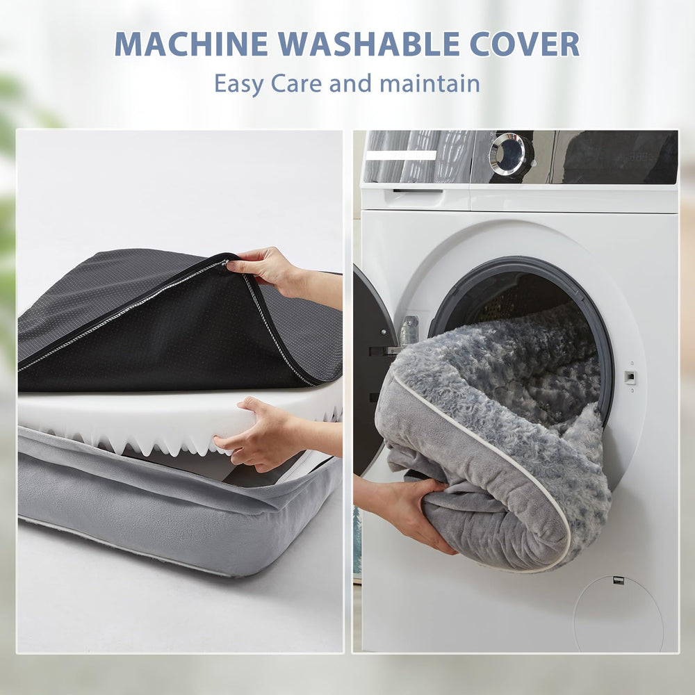 Cubierta desmontable lavable de la cama BFPETHOME para perros grandes
