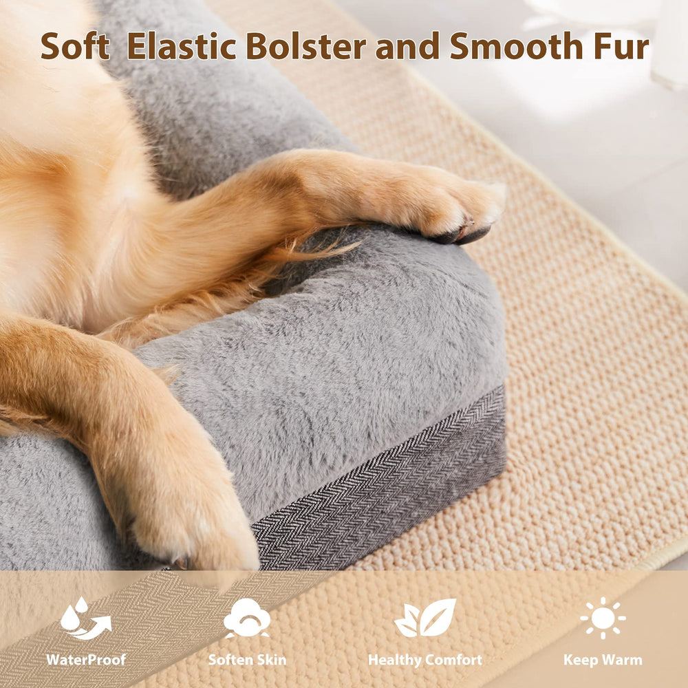 Dimensiones BFPETHOME XL 41x28x6.5 pulgadas para perros grandes.