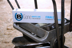 B Gone Línea Blanca: foco en la fácil aplicación sin dañar el casco.