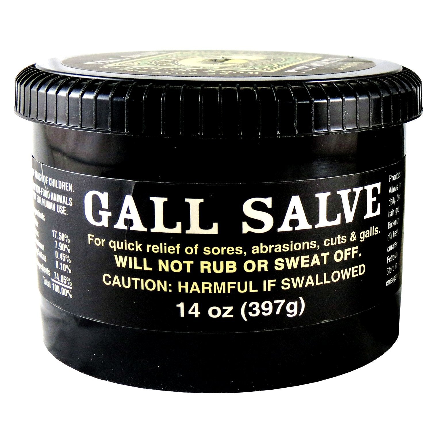 Bickmore Gall Salve aplicación seca sin residuo para caballos