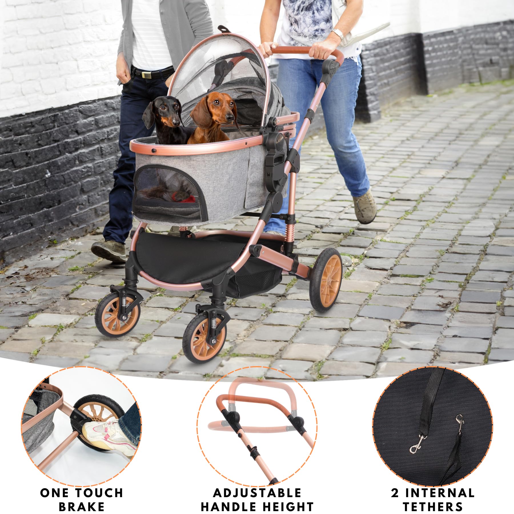 Accesorios integrados de Bicystar: cuenco y bolsillos prácticos