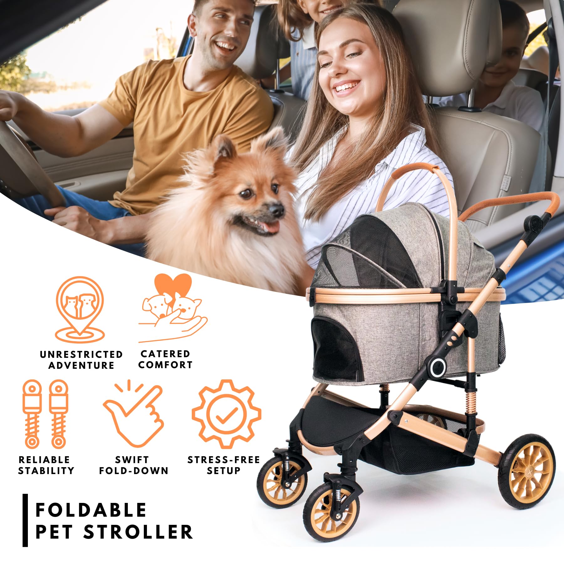 Detalle de portabebés desmontable de Bicystar para viajes rápidos