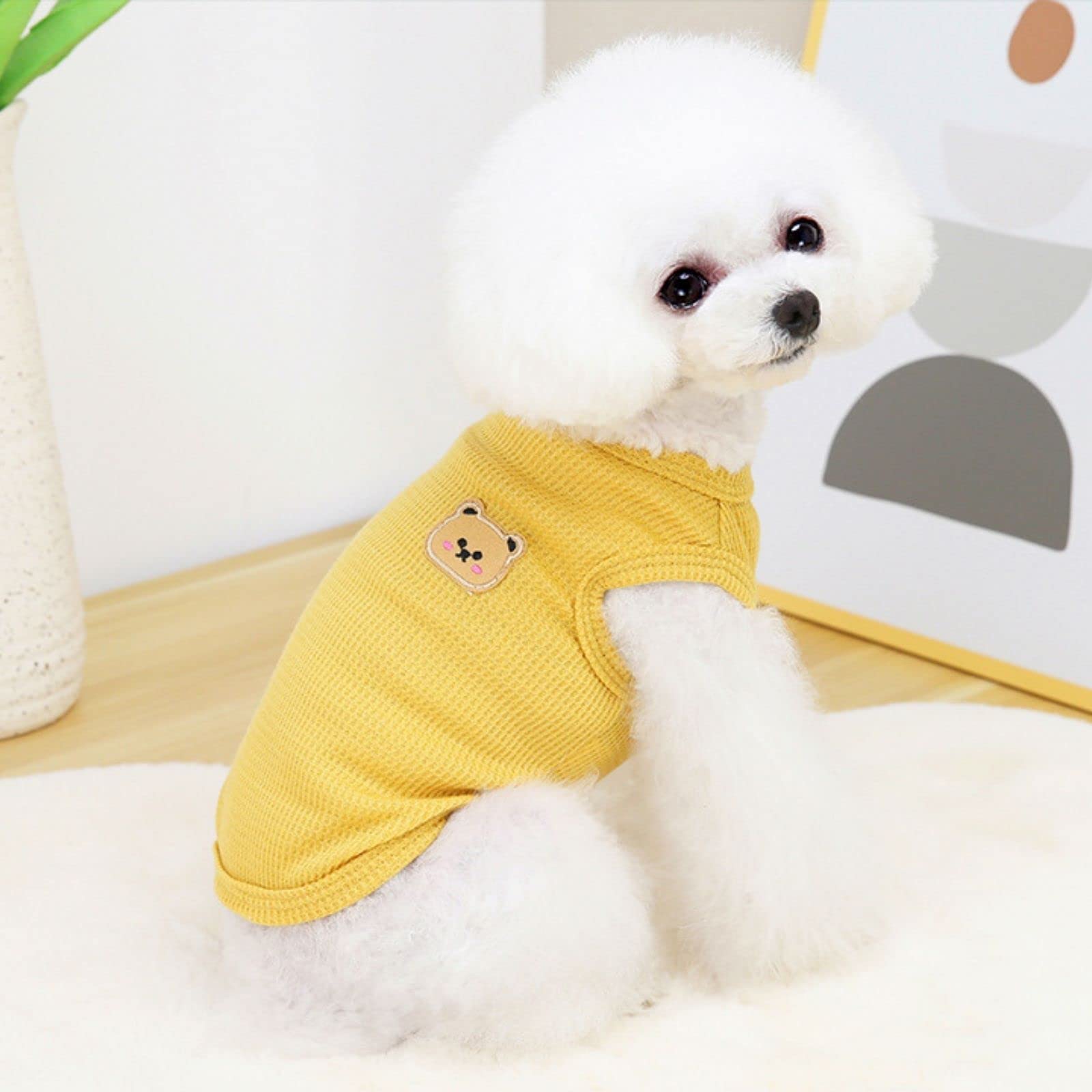 Camiseta canina BIECWIAY en varias tallas, ajuste cómodo para razas pequeñas y medianas