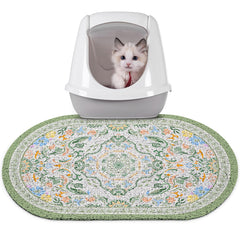 Bienbee alfombra-arena-gato-24x15: recoge la arena y protege el suelo.