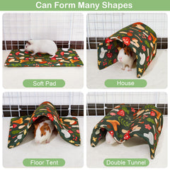 Bienbee diseño plegable para conejo, variedad de formas para entretenimiento.