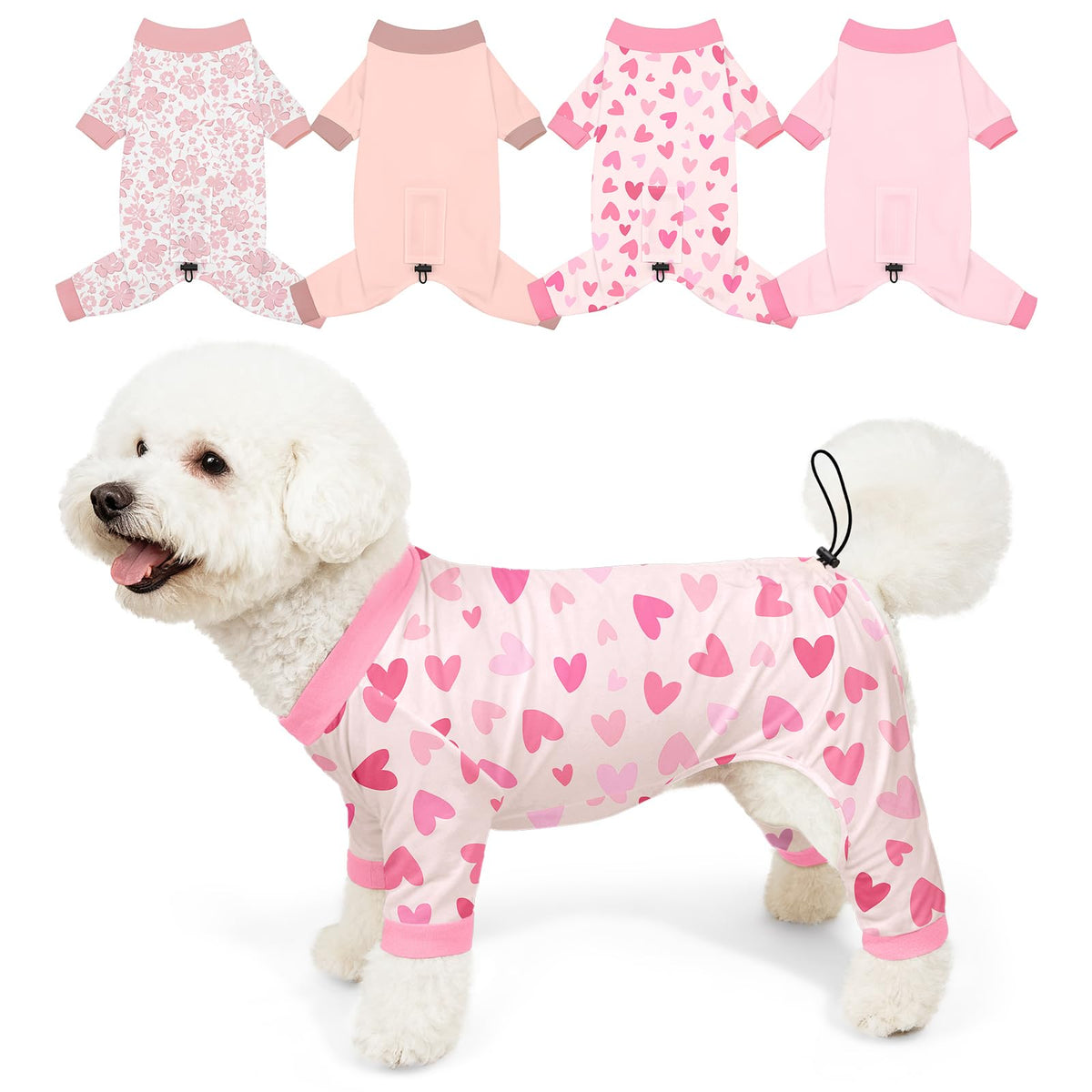 Bienbee pijama para perros con dinosaurios divertidos, ideal para descansar y jugar.