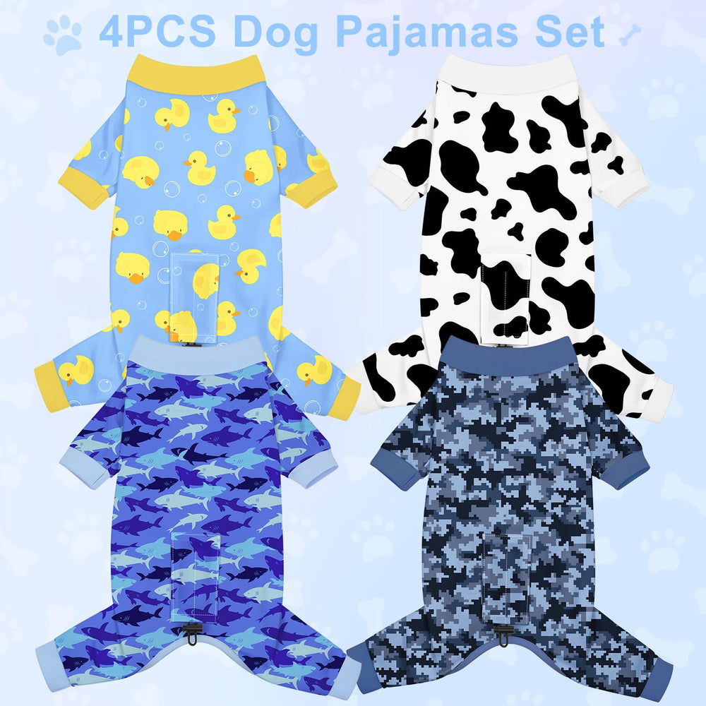 Bienbee pijamas para perros, mariposas estampadas, ideal para días activos y fotos divertidas.