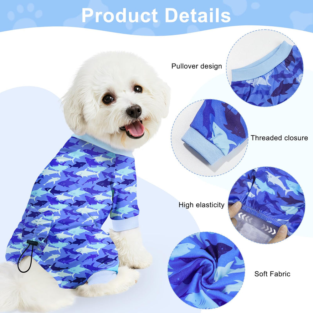 Bienbee pijamas para perro compatible con tallas pequeñas, medianas y grandes