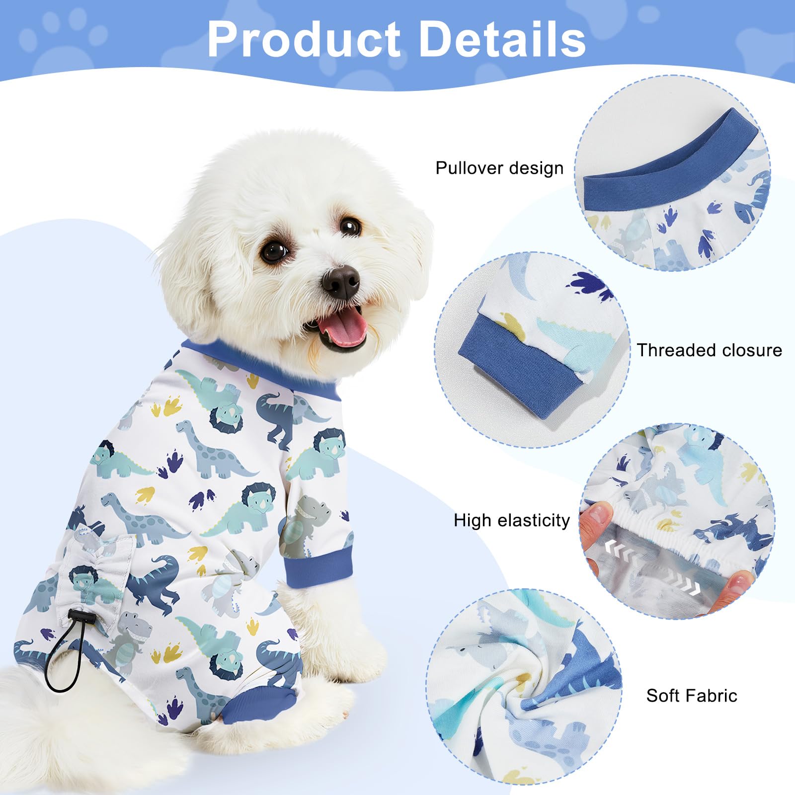 Bienbee pijamas para perros con estrellas, diseño lúdico que anima el día a día.