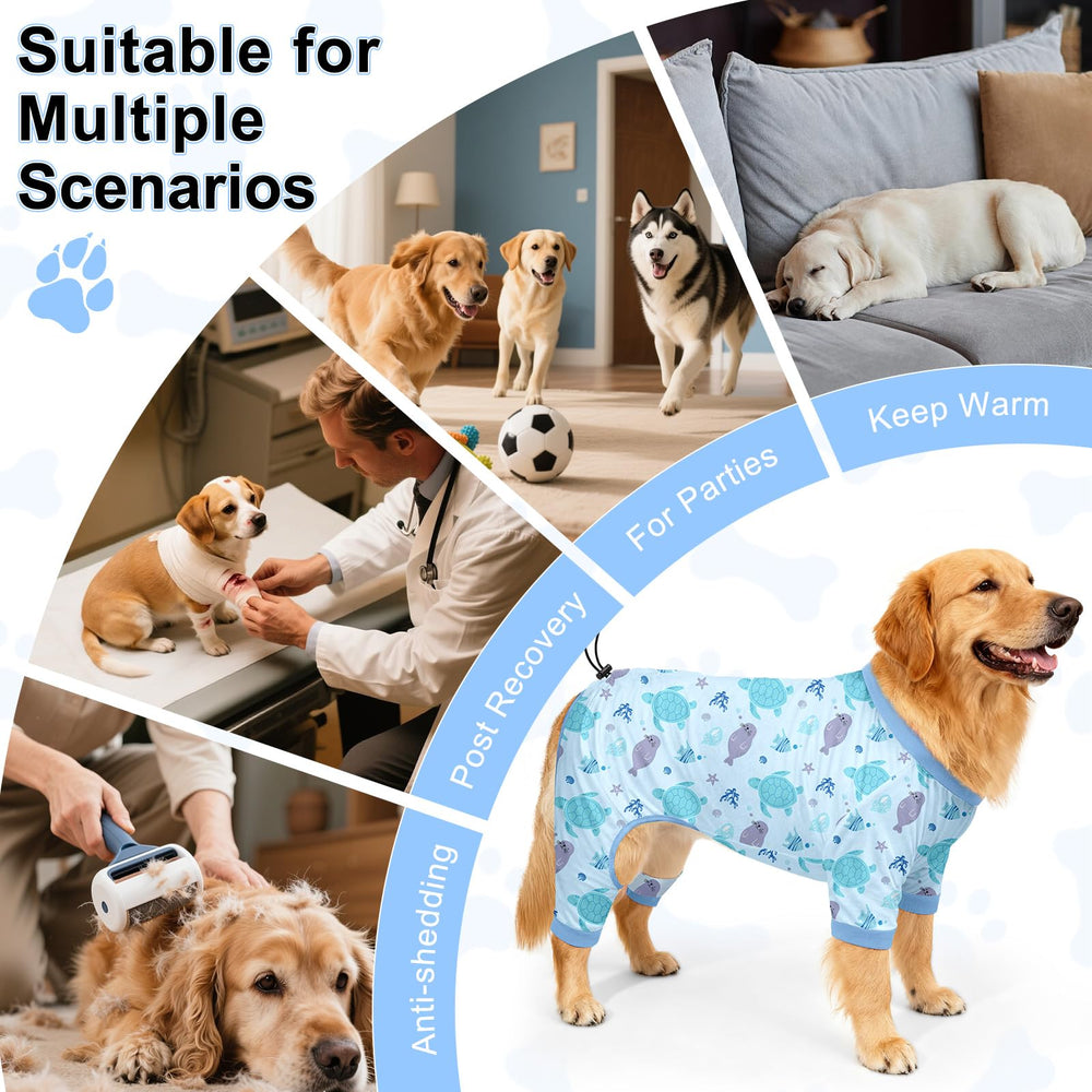 Bienbee pijamas para perros con diseño pullover: fácil de poner y quitar.