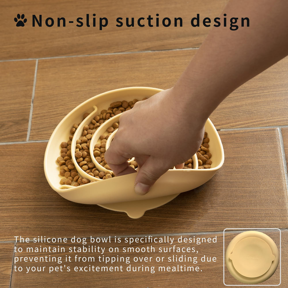 Bifeaw diseño puzzle para perro, estimula la mente durante la comida.