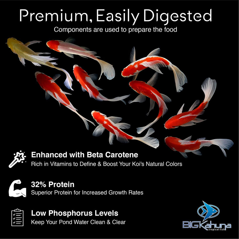 BIG KAHUNA alimento completo para koi y peces dorados en estanque